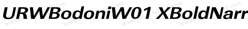URWBodoniW01 XBoldNarrowD字体转换
